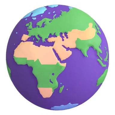 Earth from space, blue and green  sticker