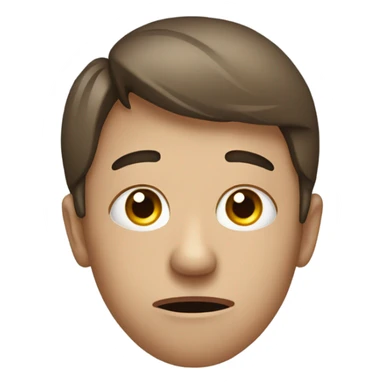 face with eye twitching  sticker