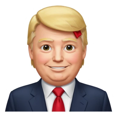 Fat Donald trump sticker