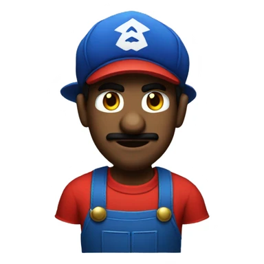 gangsta mario sticker