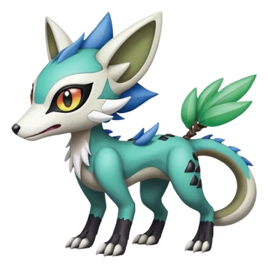 Meloetta-Vernid-Trico-Sergal-Protogen-Primagen-Pokémon-Fakémon-creature sticker