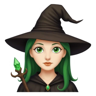 witch with long nose memoji  sticker