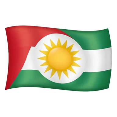 Kurdistan flag sticker