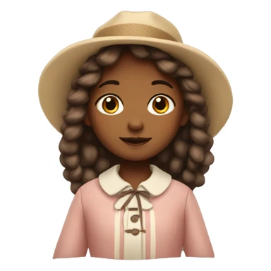 Cottagecore girl sticker