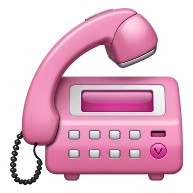 mix light pink dark pink and white girly voicemail sticker