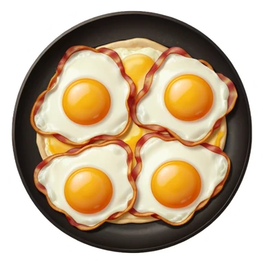 Fried Eggs and bacon sticker