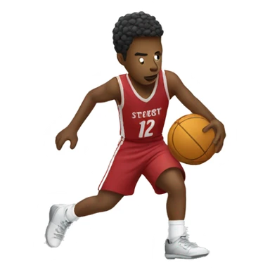 person dribbling sticker