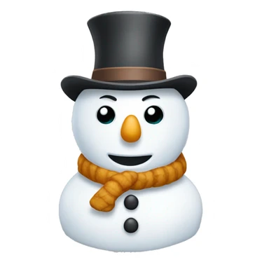 Schneemann fröhlich sticker