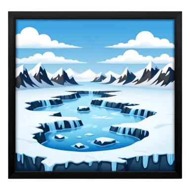 north pole   sticker