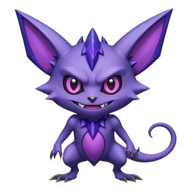 Sableye-Noibat-fusion (full body) sticker
