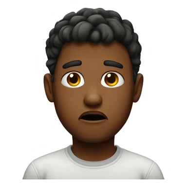 irritated boy sticker