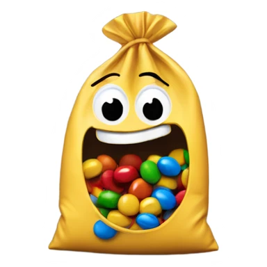 Bag of m&m's sticker