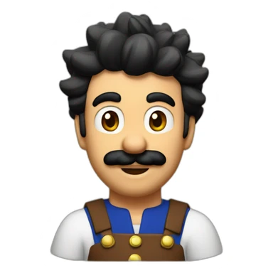 mario brother chambord sticker