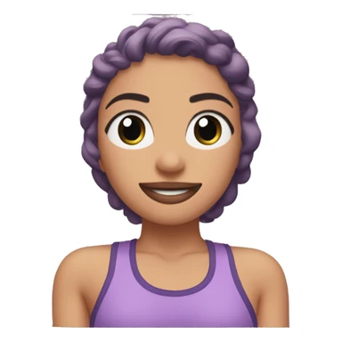 Lila instax Mini + fitness pic  sticker