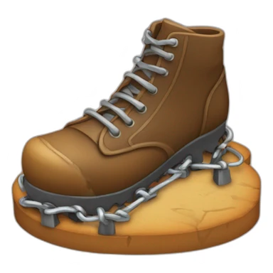 foot in bear trap sticker