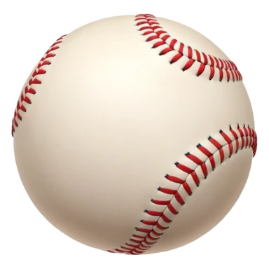 Cinematic Realistic Baseball Scene Emoji, depicted as an action-packed moment of a baseball in play with dynamic motion blur and crisp detailed textures, rendered with vibrant nostalgic lighting that captures the spirit of America's favorite pastime. sticker