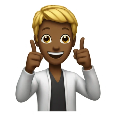 Excited Shaka sticker