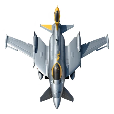 American F16 from topdown view sticker