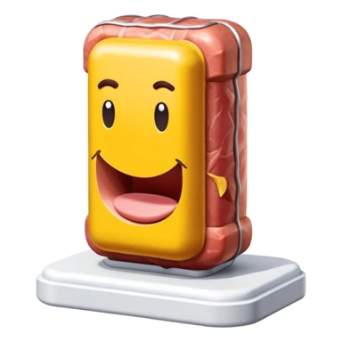  paris art city SPAM meat jeff koons style sculpture arty landscape  sticker