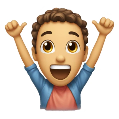 Excited best friends  sticker