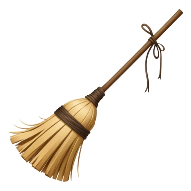 witch's broom sticker