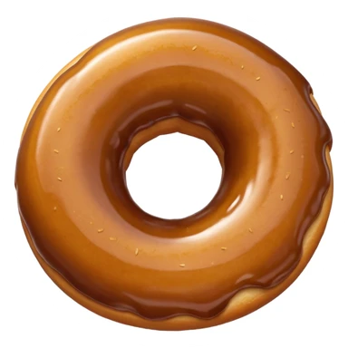 Glazed dounut sticker