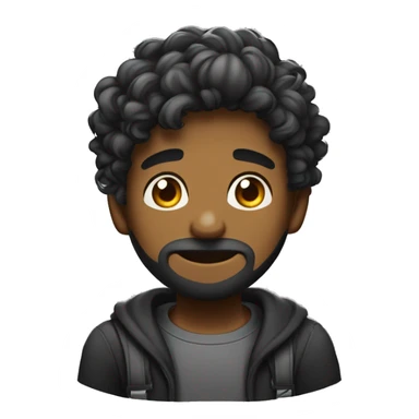 emote para twitch, logotipo ilustrado, plano médio curto, cabelo loiro escuro, olhos castanhos, camiseta preta , cabelo curto e raspado dos lados, estilo anime, personagem masculino sticker