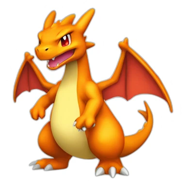 Pokemon Charizard iOS emoji sticker