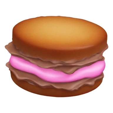 Alfajor rosa  sticker