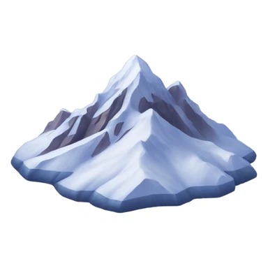 Snowcapped Mountain with stars above it sticker