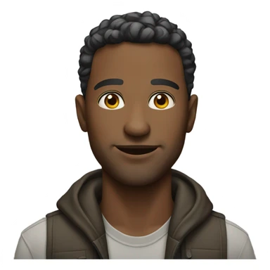 urban male portrait outdoors sticker