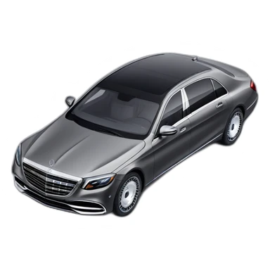 Gray Mercedes maybach 2022 sticker