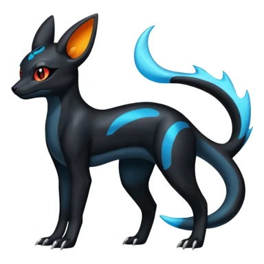 Umbreon-Amaura-Salandit-Fakémon-fusion (full body) sticker