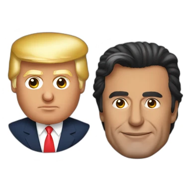 Imran khan and donald Trump sticker