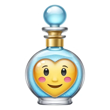 create a fragrance emoji in the style of iphone sticker