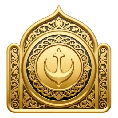 Adab visa logo sticker