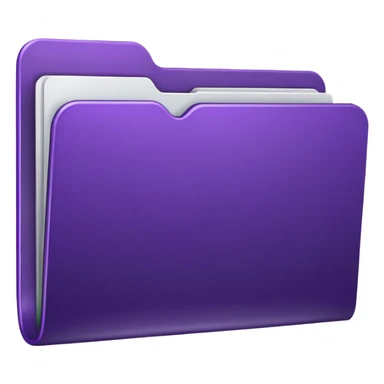 dark purple favorite folder sticker