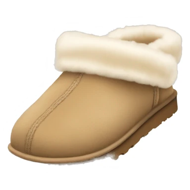 Beige ugg slippers sticker