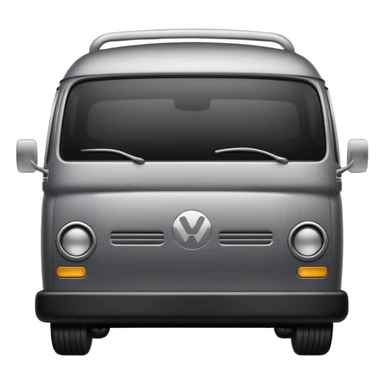 A grey-black van sticker