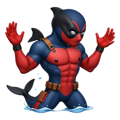 Orca deadpool sticker