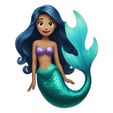 Little mermaid sticker