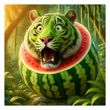 Edit the character in the reference image to have a surprised expression, keeping the original style, outfit, and colors exactly as in the reference image. sticker