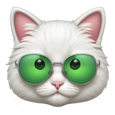 cat with cool sunglasses sticker