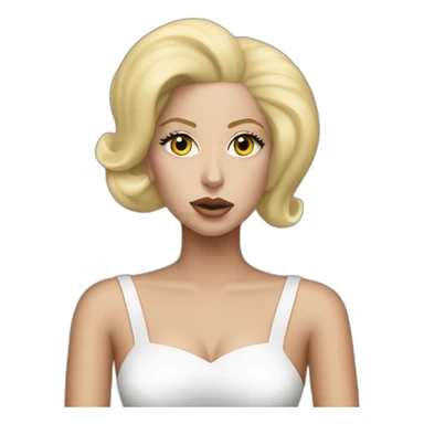 lady gaga perfect illusion sticker
