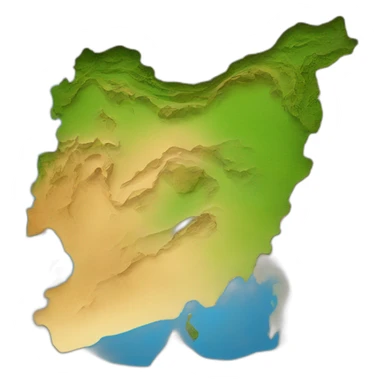 Iran map sticker