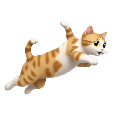 kitties running from the sky while meteors crash down sticker