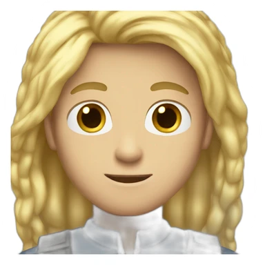 man long blond hair blue eyes sticker