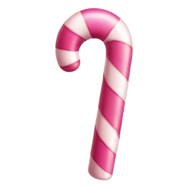 Pink candy cane sticker