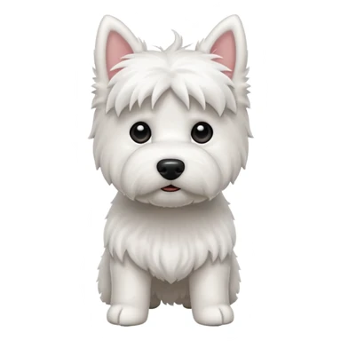 Westie dog sticker