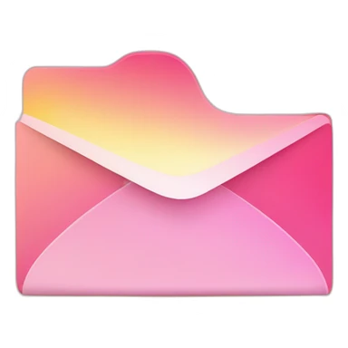 gradient pink yellow shades folder with documents sticker